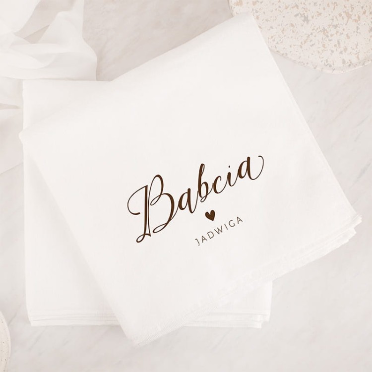 Prezent w formie ręczników z imionami do codziennego użytku.