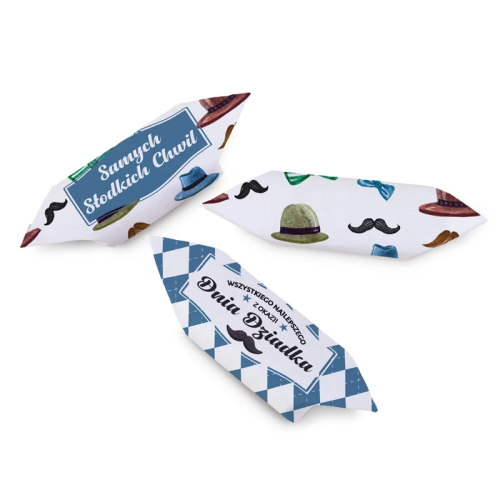 Zestaw krówek na prezent dla Dziadka w pudełku 1 kg.