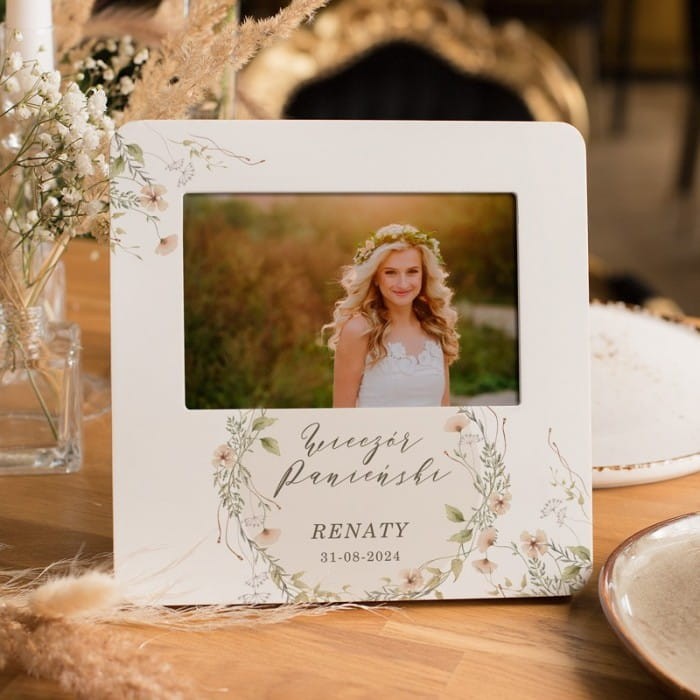 RAMKA na zdjęcie 10 x 15 cm z wieczoru panieńskiego BOHO