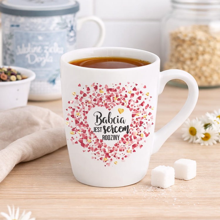 Kubek dla babci. Praktyczny prezent dla babci.