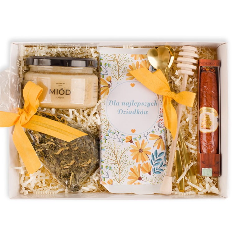 Box upominków dla dziadków.