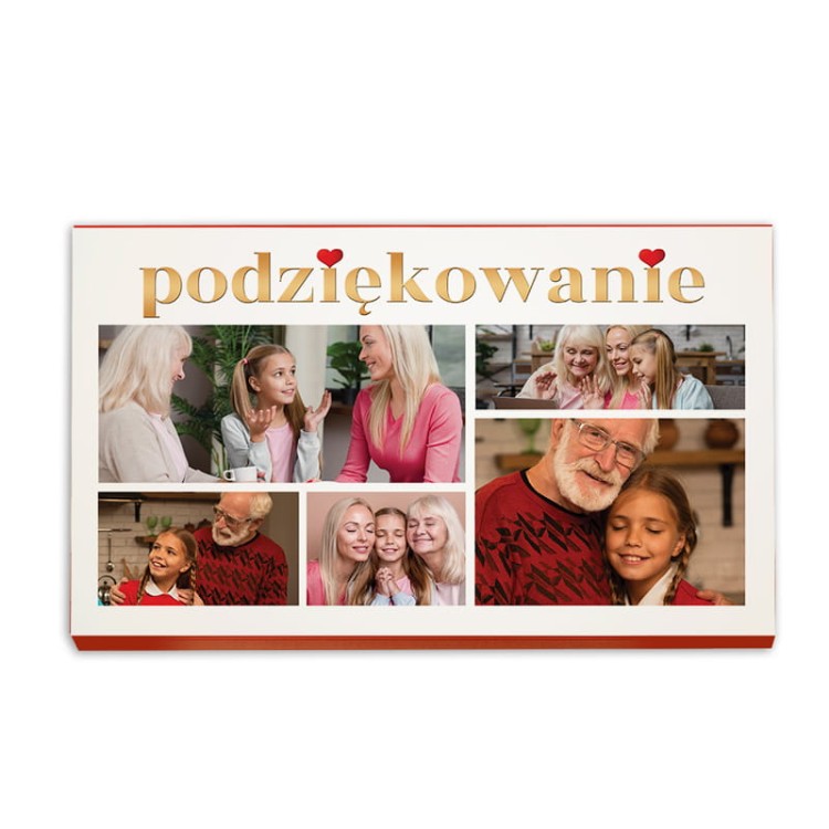 Pomysł na prezent dla dziadków. Merci ze zdjęciami. Podziękowanie dla babci i dziadka.