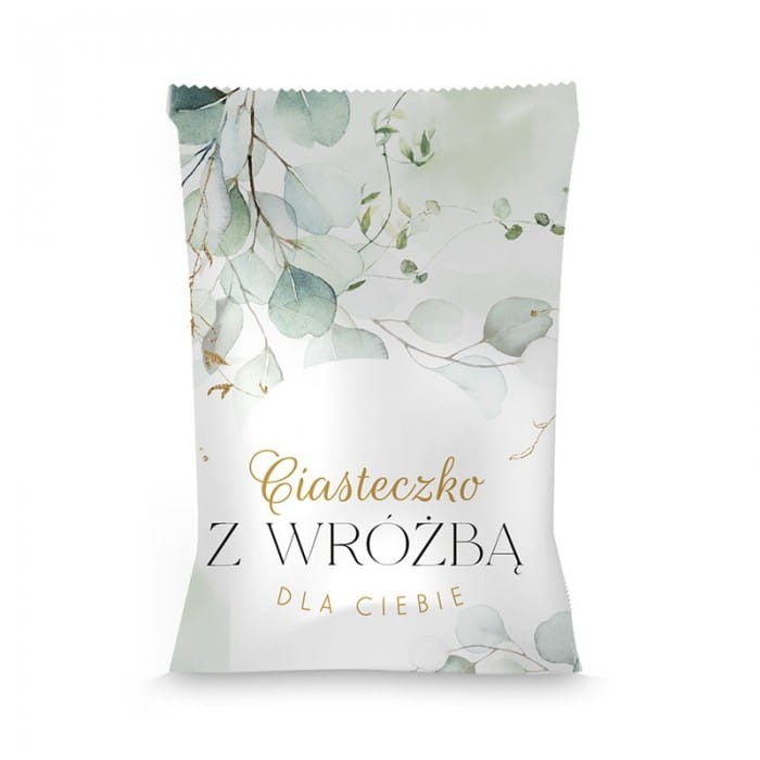 CIASTECZKA z Wróżbą Liście Eukaliptusa 10szt