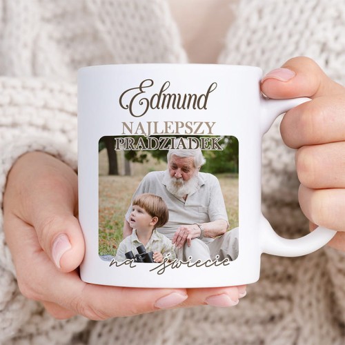Kubek dla pradziadka z nadrukiem i dedykacją od wnuka