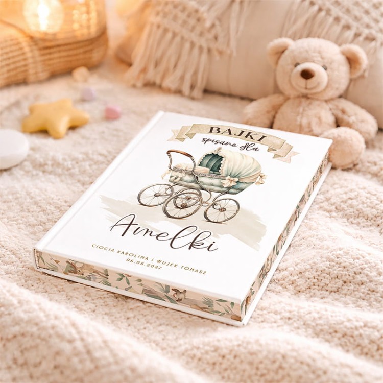 Bajki ze zdobionymi brzegami dla dziecka na narodziny