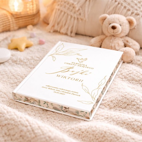 Bajki na chrzest swiety z barwionymi brzegami