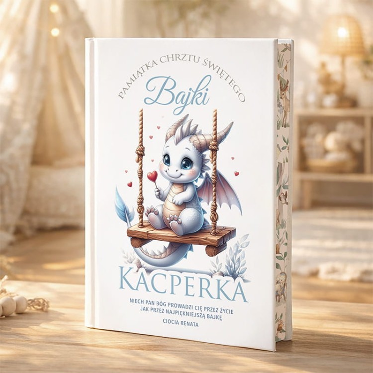 Ksiazka z bajkami na chrzest swiety dla chlopca