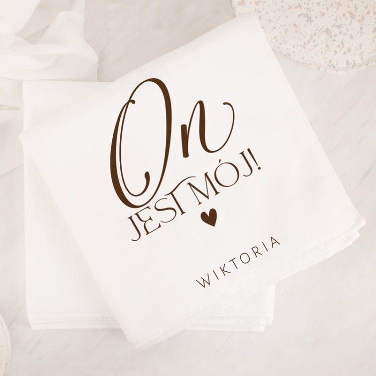 Personalizowany ręcznik kąpielowy na prezent dla pary.