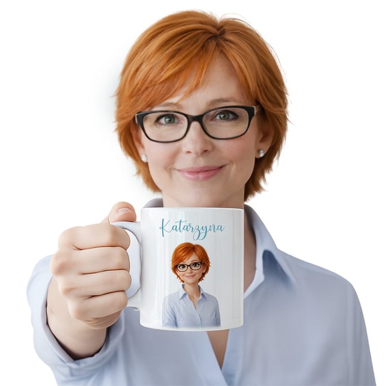 Fotokubek w stylu pixara.