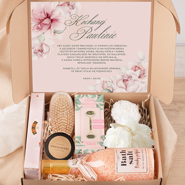 zestaw spa dla kobiety personalizowany prezent