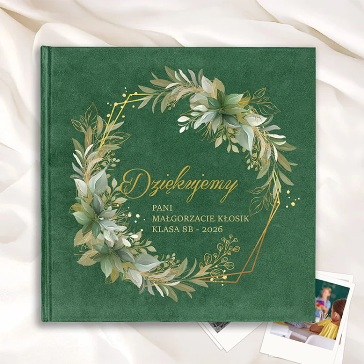 Album welurowy dla nauczyciela