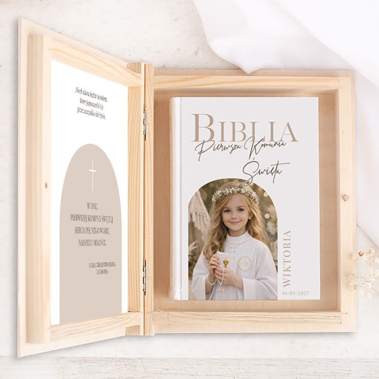 Personalizowana biblia ze zdjeciem
