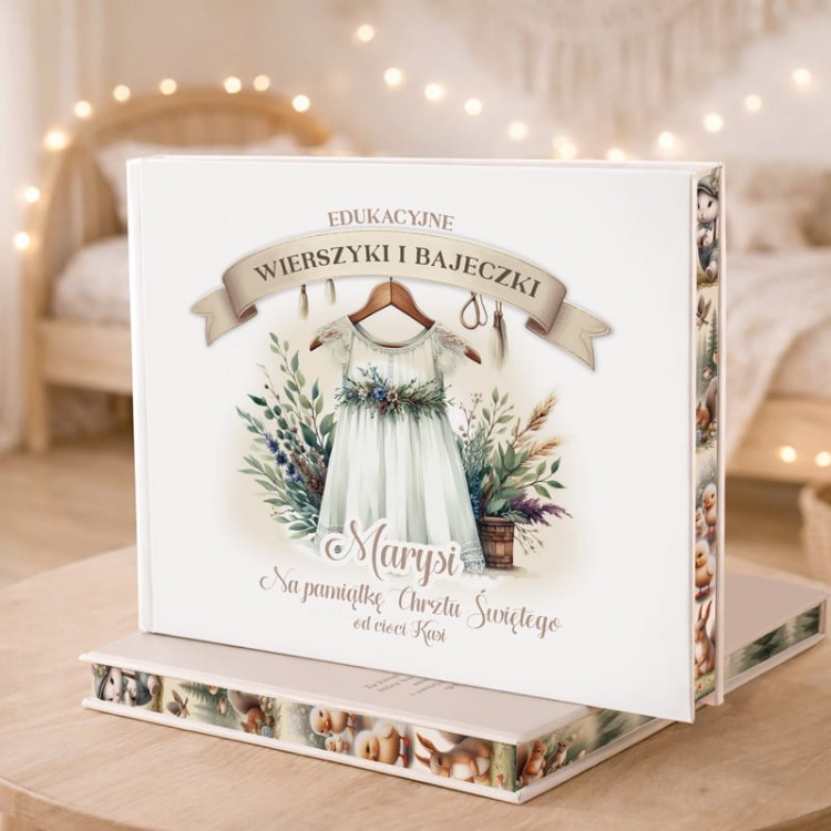 Bajeczki edukacyjne na chrzest dziewczynki