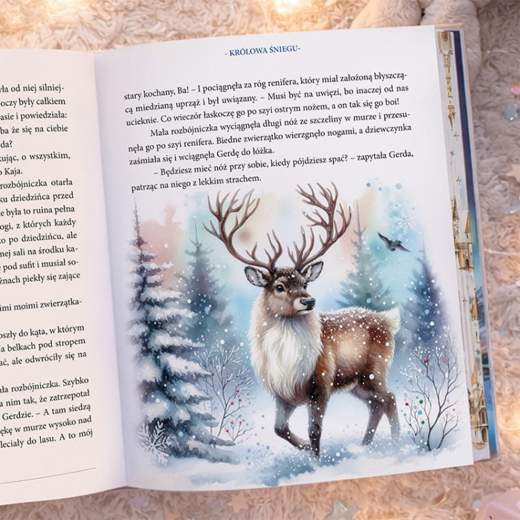 ilustrowane baśnie ze zdobionymi brzegami Andersen i Grimm