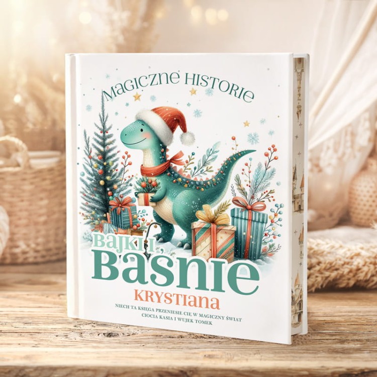 baśnie dla dzieci na święta z motywem dinozaura