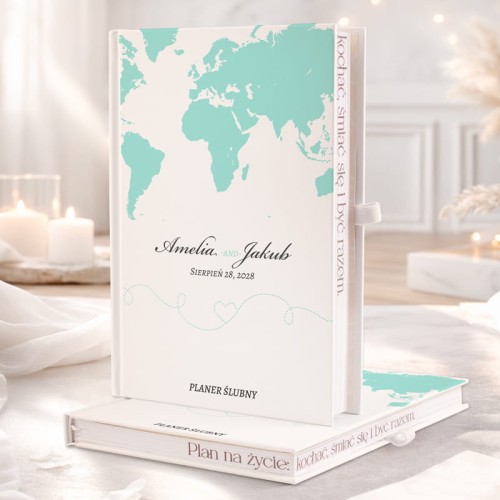 Planer ślubny w twardej oprawie