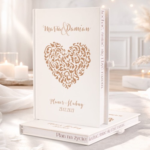 Planer ślubny z imionami