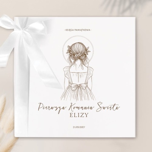 Personalizowana Księga Pamiątkowa na Komunię Świętą – elegancki prezent dla dziecka.jpg