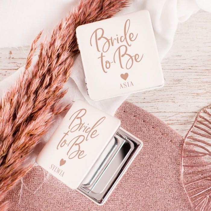 LUSTERKO skórzane dla uczestniczek wieczoru panieńskiego Bride to Be