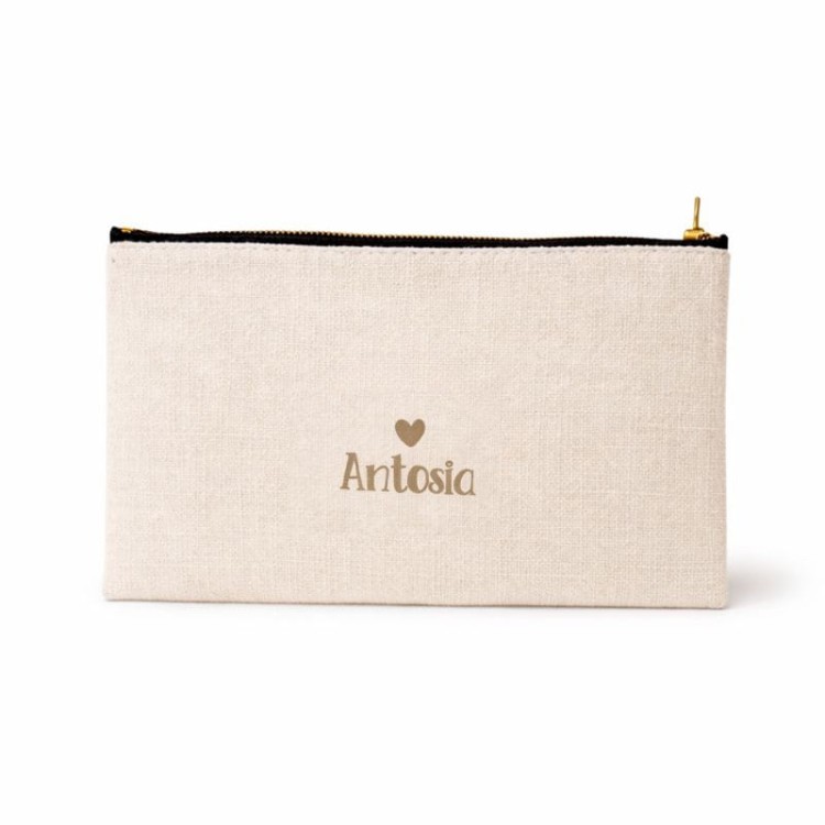 Personalizowana kosmetyczka na zamek.