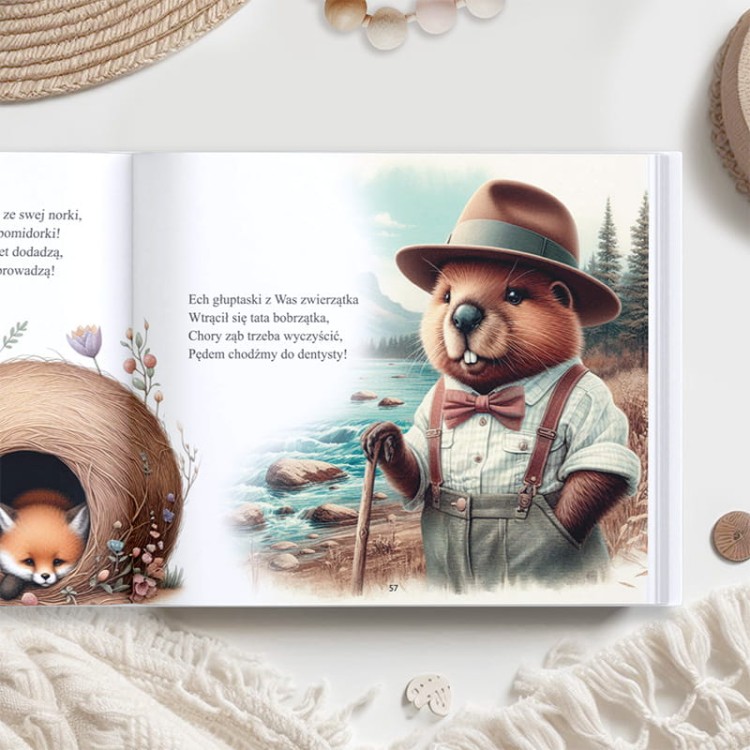 Bajka o bobrze na Wielkanoc.