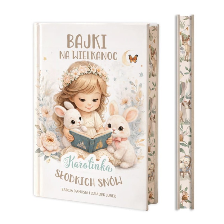 Bajki na Wielkanoc z barwionymi brzegami.