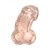 TALERZYKI metalizowane Same Penis Forever Różówe Złoto 6 szt
