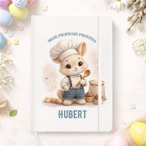Notatnik małego kucharza dla chłopca.