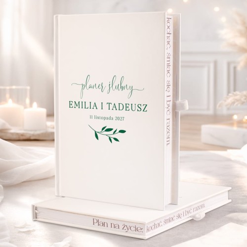 Plener ślubny butelkowa zieleń