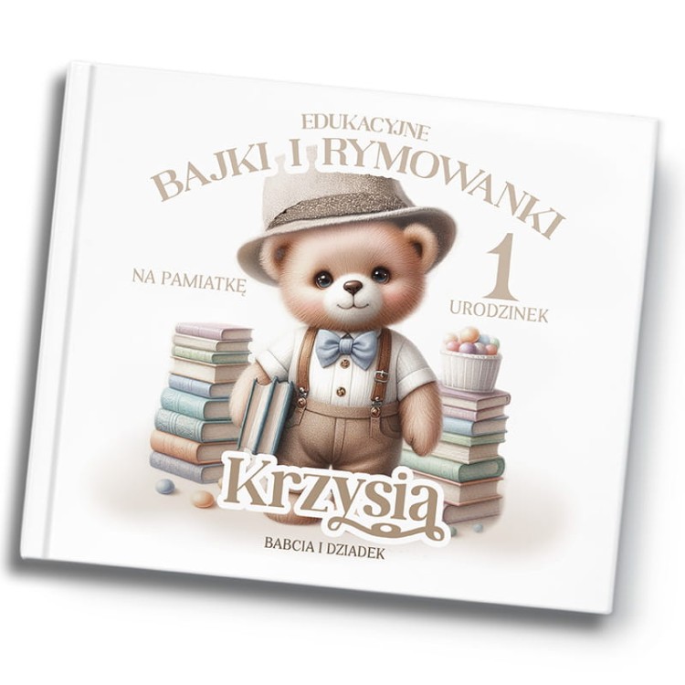 Książka z barwionymi brzegami.