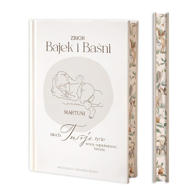 Zbiór bajek dla dziecka z barwionymi brzegami
