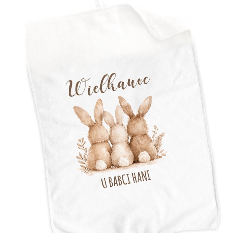 Personalizowany ręcznik kuchenny na Wielkanoc