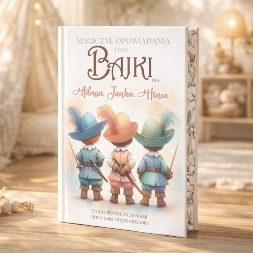 Personalizowana książka dla trojaczków