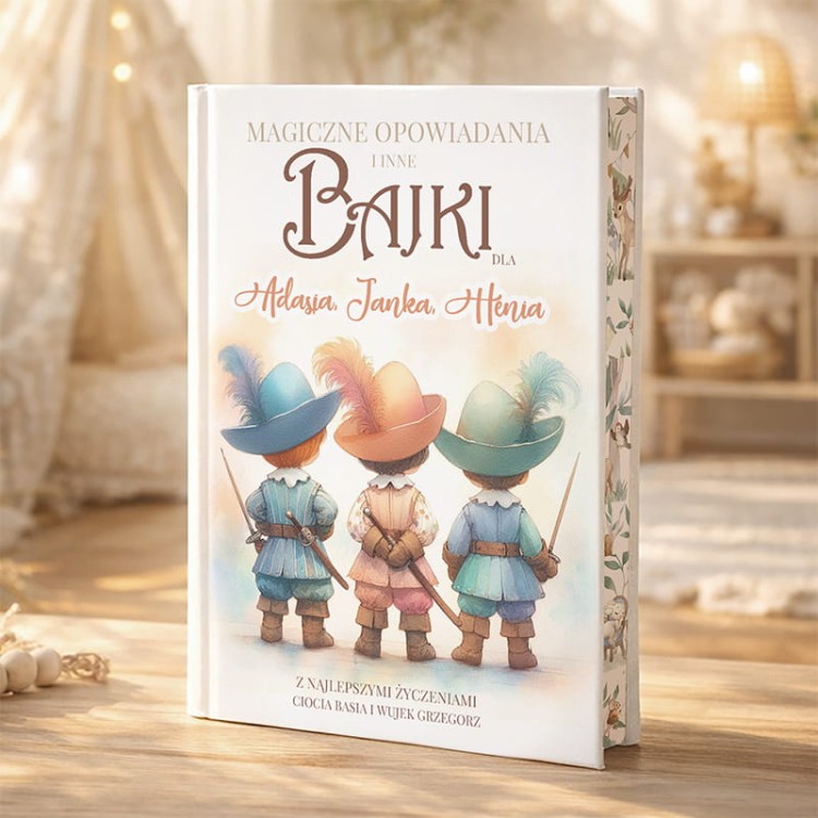 Personalizowana książka dla trojaczków