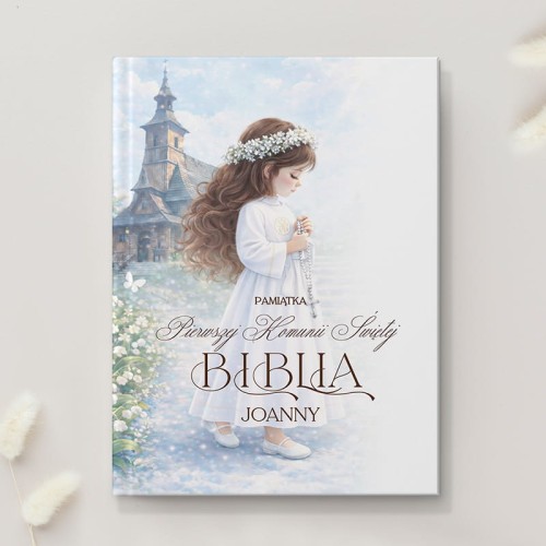 Biblia na Komunię dla dziewczynki
