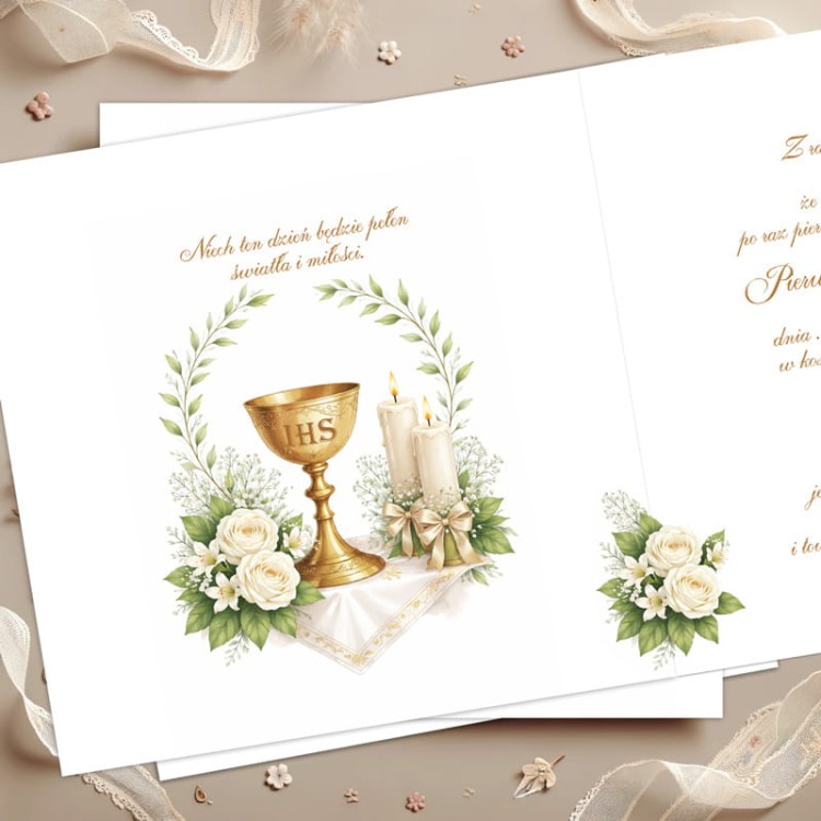 Zawiadomienie komunijne.