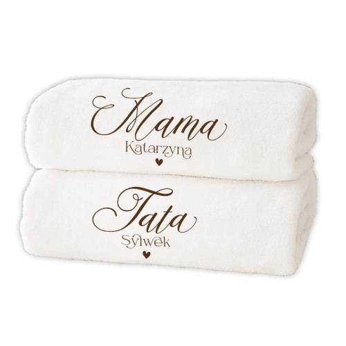 Ręczniki dla rodziców.