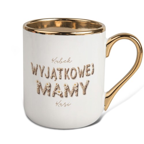 Kubek dla mamy w kwiaty