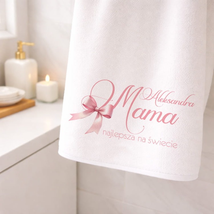 Ręcznik kąpielowy dla mamy.