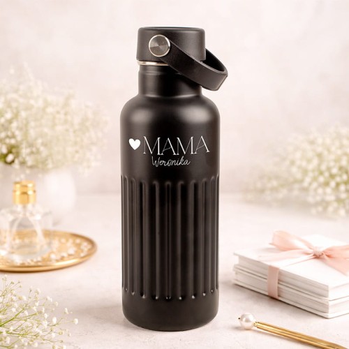 Termiczna butelka ryflowana