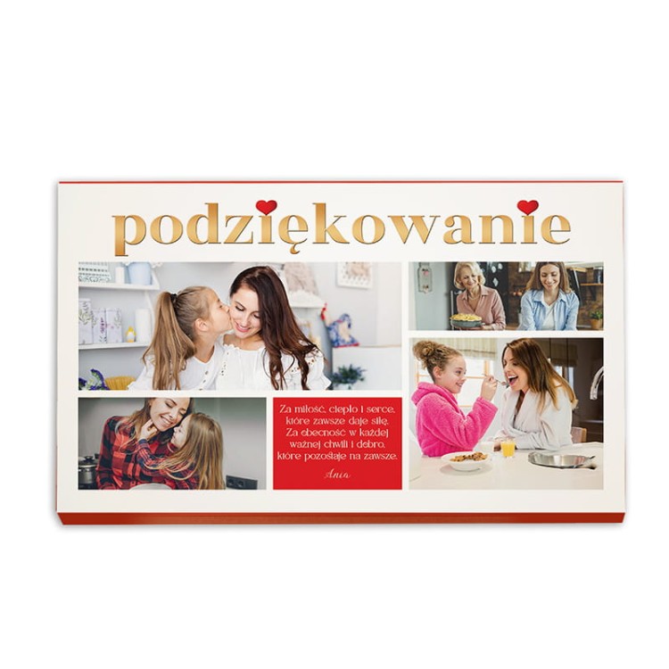 Bombonierka Merci jako podziękowanie dla mamy