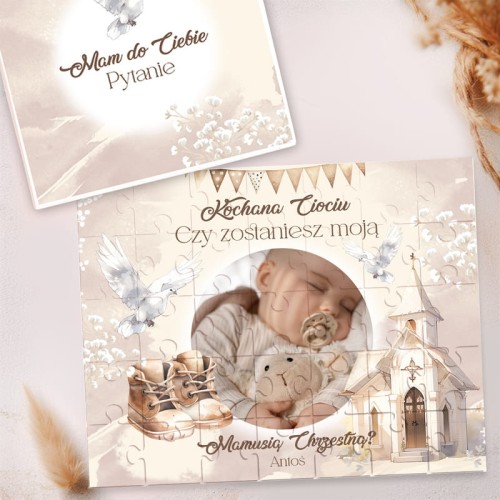 PUZZLE Ze Zdjeciem Pytanie chlopca o bycie Matka Chrzestna