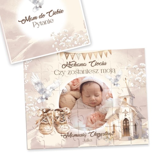 personalizowane puzzle ze zdjęciem dziewczynki