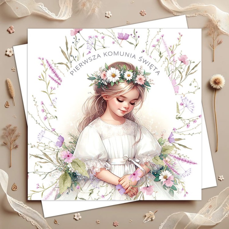 Zaproszenia dla dziewczynki do wypisania