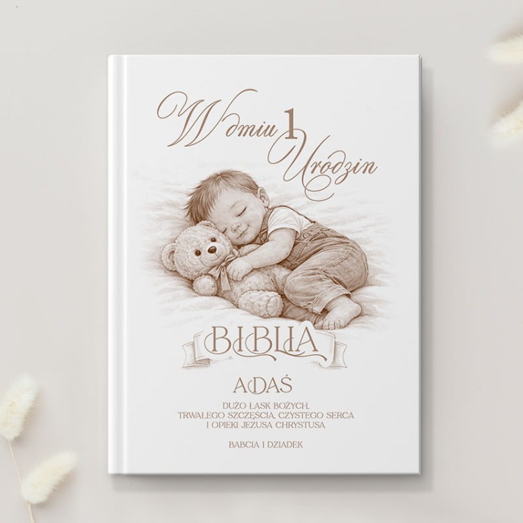 Personalizowana Biblia dla chłopca.