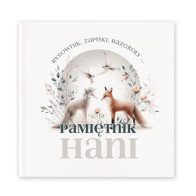 Pamiętnik i rysownik dla dziecka z personalizacją.