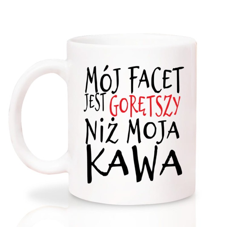 Kubek dla kobiety na Walentynki.