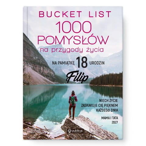 Personalizowana książka na 18 urodziny.