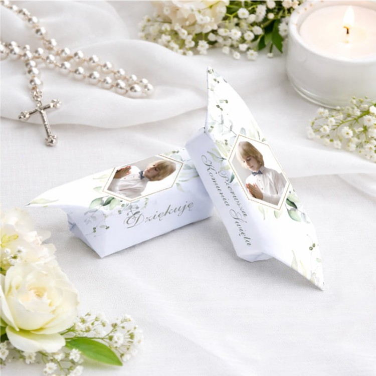 Personalizowane krówki na Komunię.