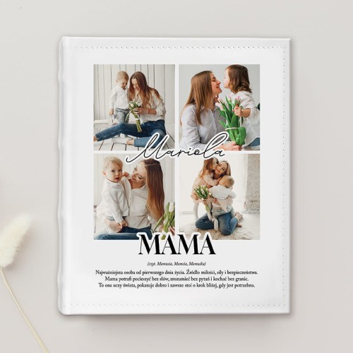 Album na zdjęcia dla mamy z imieniem.